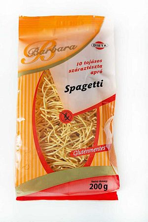 Barbara Bezlepkové 10 vaječné cestoviny drobné špagety 200 g