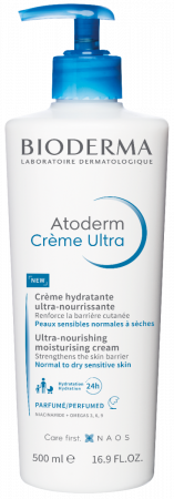 Bioderma Atoderm Créme Ultra Ultra-Nourishing Moisturising Cream telový krém 500 ml