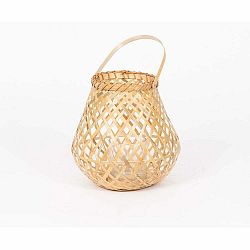 Bambusový lampáš Compactor Bamboo Lantern, ⌀ 25 cm