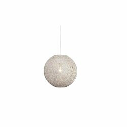 Biele stropné svietidlo LABEL51 Twist, ⌀ 45 cm