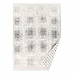Biely vzorovaný obojstranný koberec Narma Helme, 70 × 140 cm