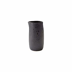 Čierny kameninový džbán na mlieko Bitz Basics Black, 0,2l