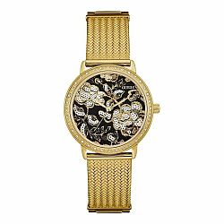 Dámske hodinky v zlatej farbe s antikoro remienkom Guess W0822L2