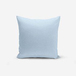 Modrá obliečka na vankúš Minimalist Cushion Covers Düz, 45 × 45 cm