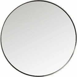 Okrúhle zrkadlo s čiernym rámom Kare Design Round Curve, ⌀ 100 cm