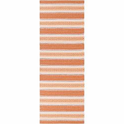 Oranžový behúň vhodný do exteriéru Narma Runo, 70 × 200 cm