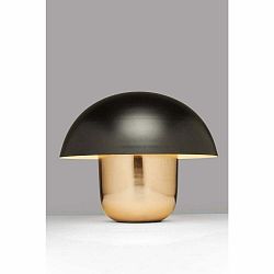 Stolová lampa v zlatej farbe s čiernym tienidlom Kare Design Mushroom