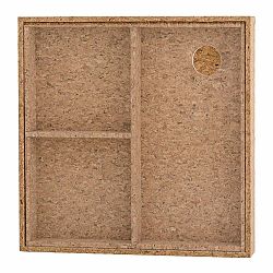 Úložný korkový box s viečkom Bloomingville Nature Cork, 24 × 24 cm
