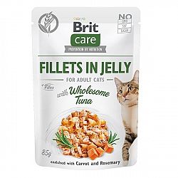 Brit Kapsička Care Cat Fillets In Jelly With Wholesome Tuna 85g