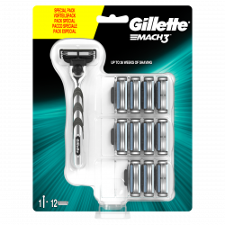 Gillette Mach3 + 12 ks hlavic