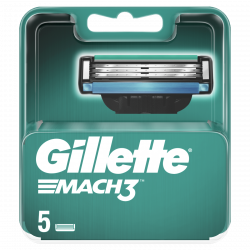 Gillette Mach3 Náhradné hlavice 5ks