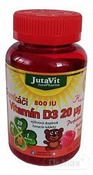 JutaVit Gumkáči Vitamín C 100 mg Kids gumenné medvedíky 60 tabliet