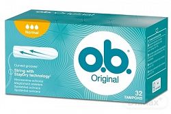 o.b. Original Normal hygienické tampóny 32 ks