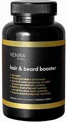 Venira Hair & beard booster kapsuly na podporu hormonálnej rovnováhy pre mužov 80 kapsúl