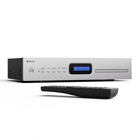 Auna Art22 CD prehrávač MP3 opt. Boombox DAB+/FM rádio, CD/MP3 prehrávač, 3W reproduktor, 2,4