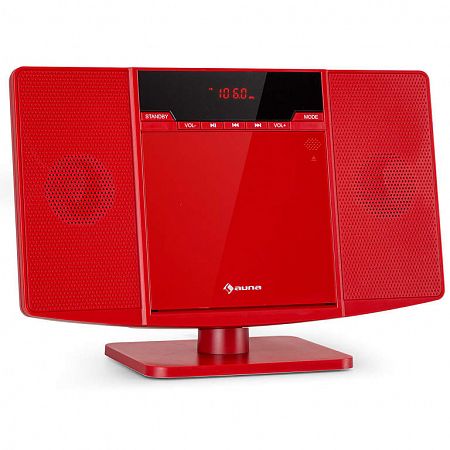 Auna V14.2, vertikálny stereo systém, CD, FM tuner, BT, USB, AUX