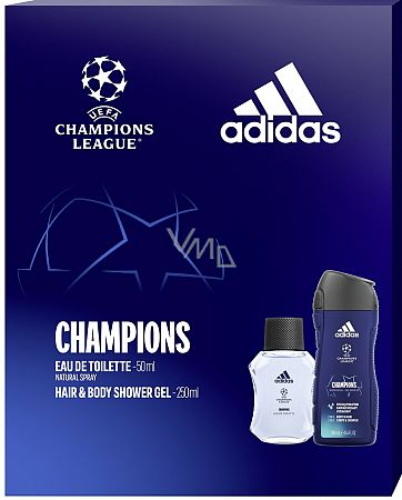 Adidas UEFA Champions League Edition VIII EDT 50 ml + sprchový gél 250 ml darčeková sada