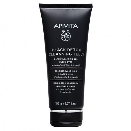 APIVITA Black Detox Cleansing Jelly, 150ml