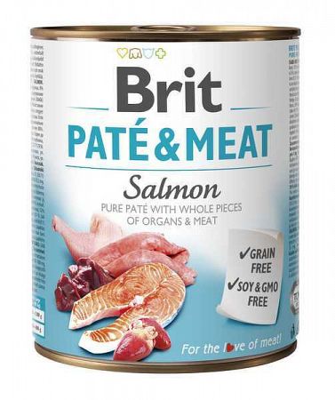 Brit Konzerva Pate & Meat Salmon 800g
