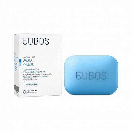 Eubos Basic Skin Care Blue syndet bez parfumácie (Neutral pH, Without Alkaline Soap and Preservatives) 125 g