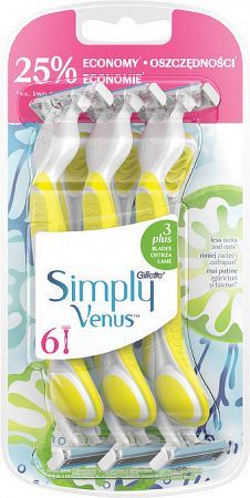 Gillette Simply Venus 3 Plus 6ks