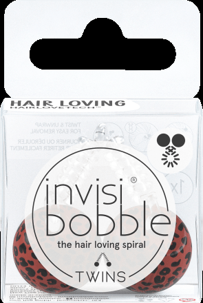 Invisibobble TWINS Purrfection (Hanging Pack) - Spirálová gumička na vlasy 1 ks