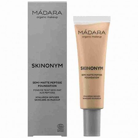 Mádara Polomatný make-up s peptidmi Skinomym Semi-Matte Peptide Foundation Sand 30 ml
