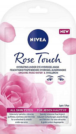 Nivea Rose Touch gelová oční maska 1 pár