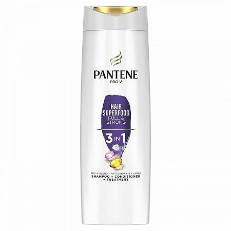 Pantene Pro-V Hair Superfood šampón na vlasy 3v1 360 ml