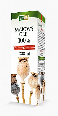 Virde Makový olej 100% 200 ml