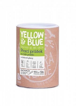 Yellow & Blue prací prášok na plienky a biele prádlo 850 g